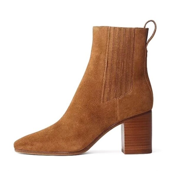 rag & bone Astra 65MM Suede Ankle Boots in brown size 36 / US 6 - Picture 1 of 11